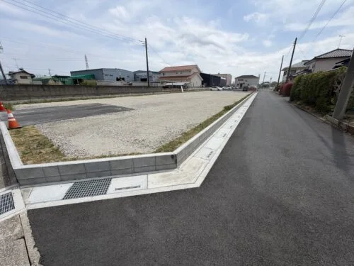 埼玉県春日部市 道路拡幅・駐車場造成